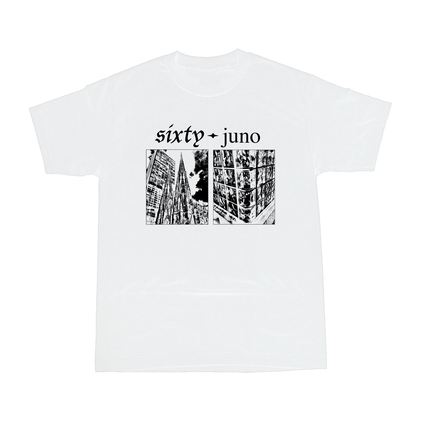 sixty juno castle tee (White)