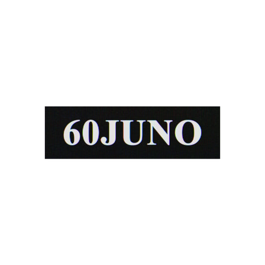 60JUNO VHS Sticker